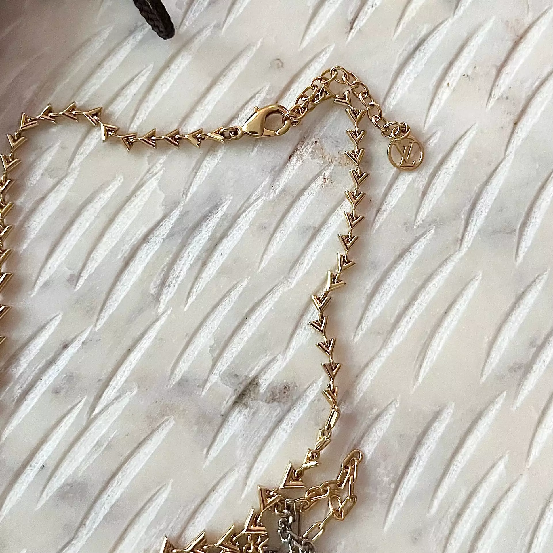 Louis Vuitton Fringe Choker Necklace