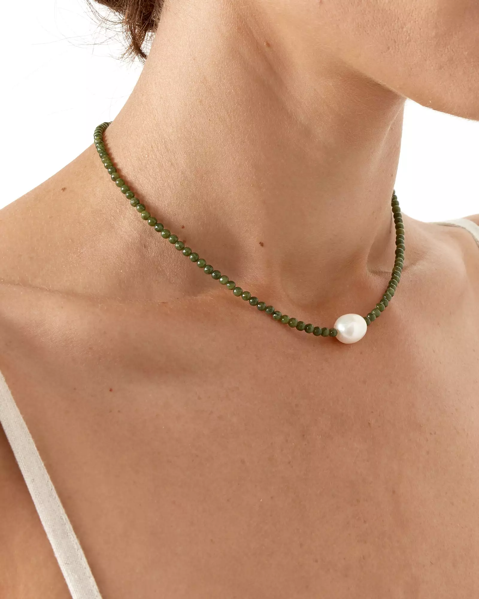 Mermaid Choker in Jade