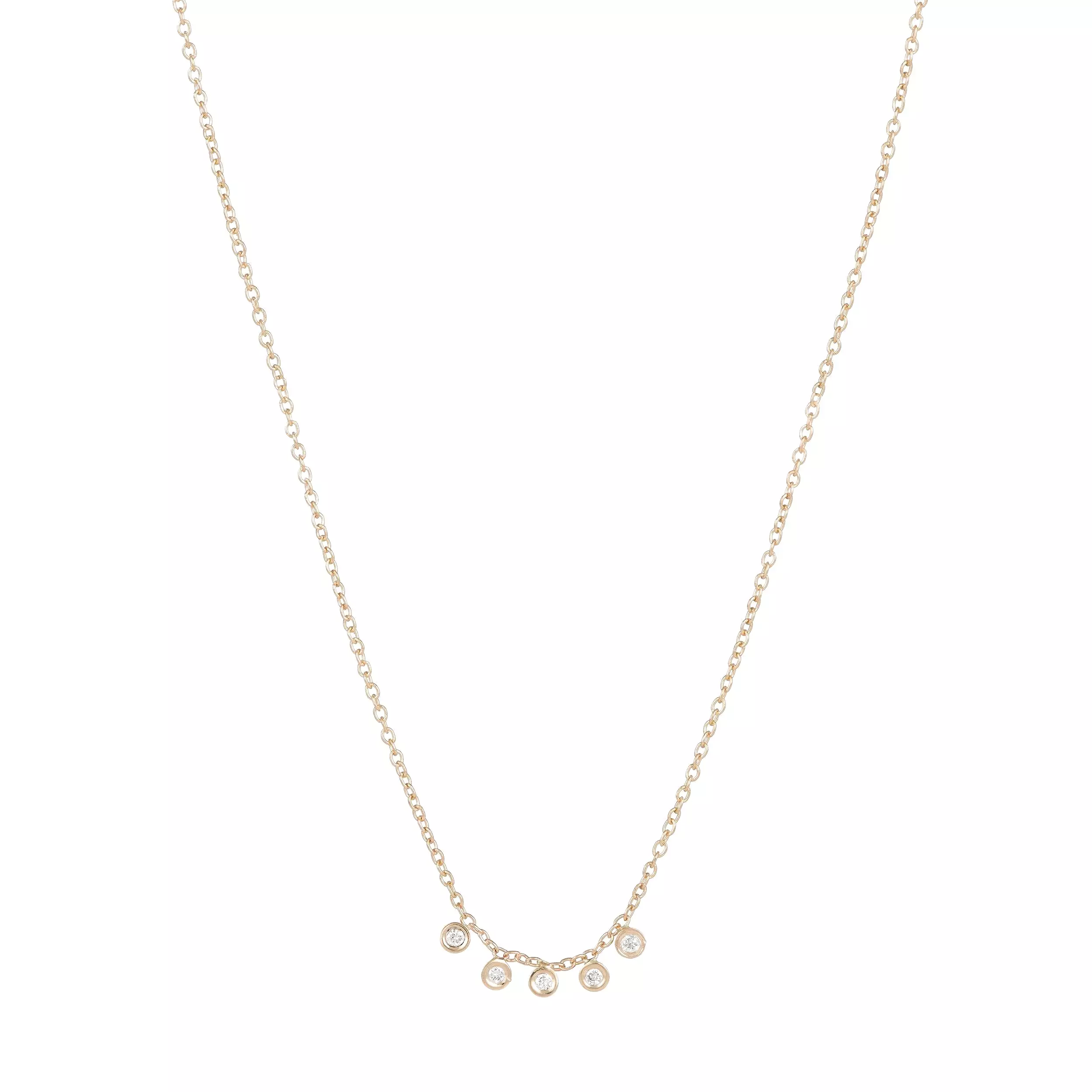 Mini Diamond Dash Necklace