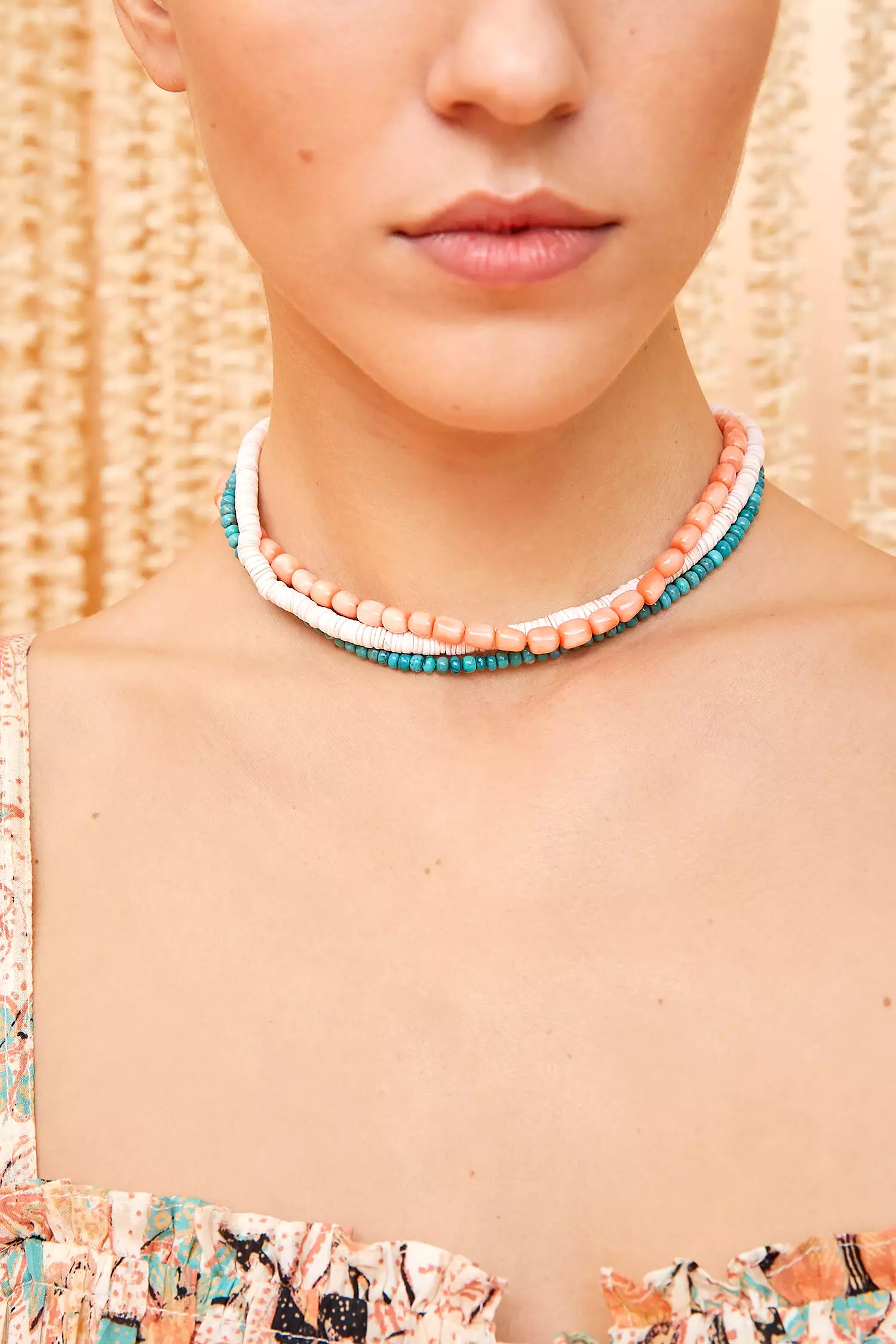 Mini Shell Choker - Turquoise