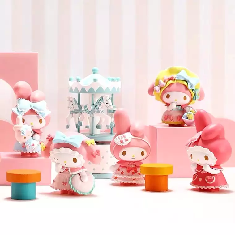 my melody mysterious box (lucky box) tea party ornament