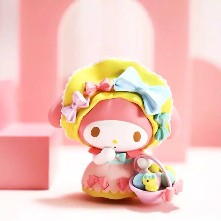 my melody mysterious box (lucky box) tea party ornament