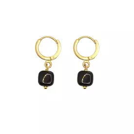 Nila Ava Earrings - Black