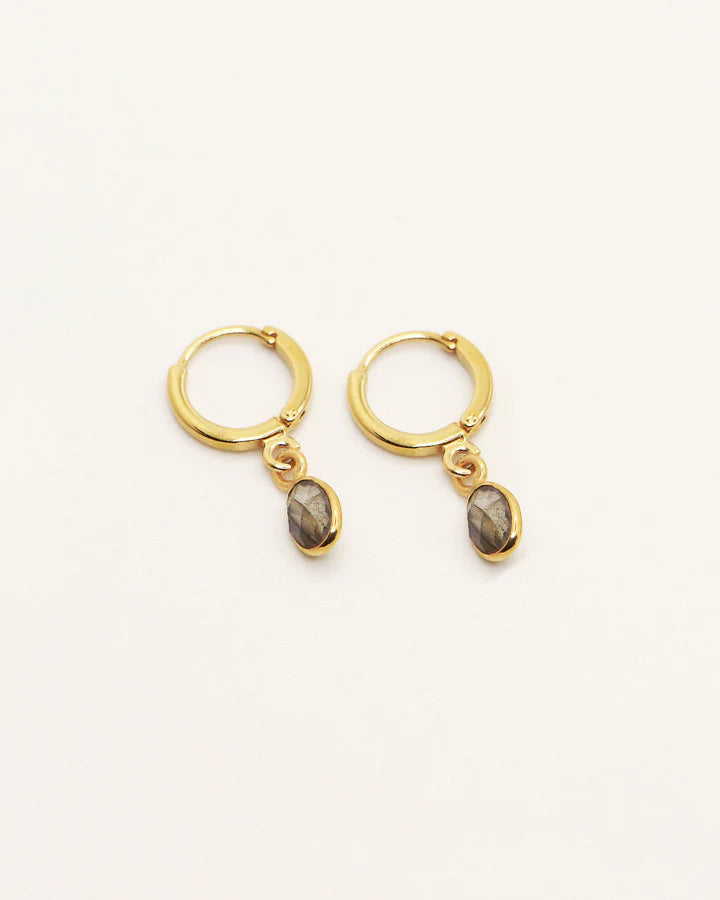 Nila Gaia Earrings - Grey