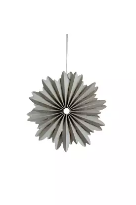 Nordic Rooms - Hanging Star Ornament - 10cm - Linen