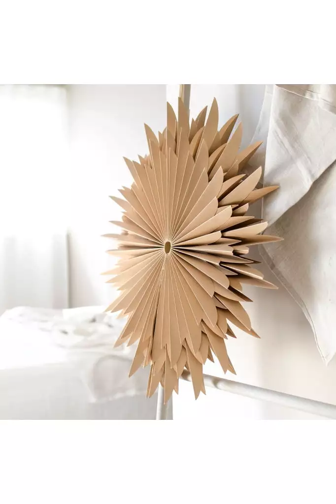 Nordic Rooms - Window & Wall Hanging Star Ornament - 70cm - Flaxseed