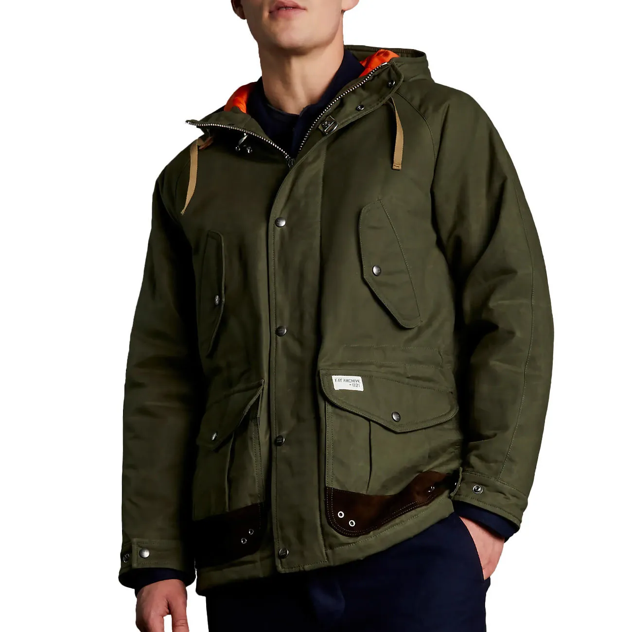 PARKA ARCHIVE Uomo Militare Scuro