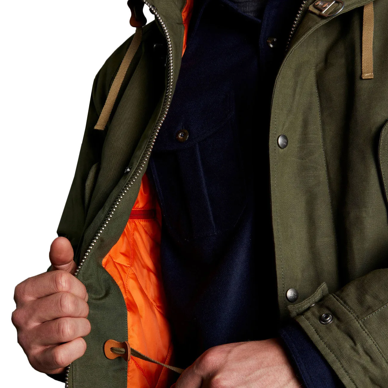 PARKA ARCHIVE Uomo Militare Scuro