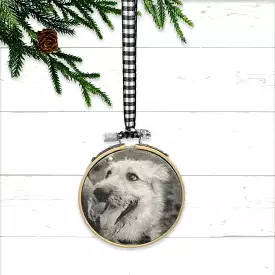 Personalized Photo Ornament with Your Photo in a Gift Box