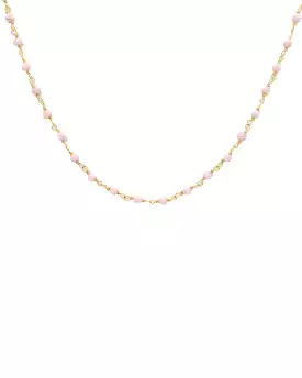 Pink Opal Layering Choker