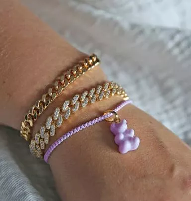 Plastalina Bracelet, Lavender