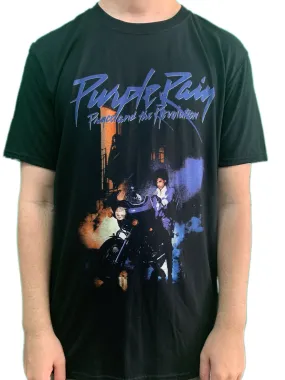 Prince – Purple Rain Cover Black Unisex Official T-Shirt Various Sizes NEW