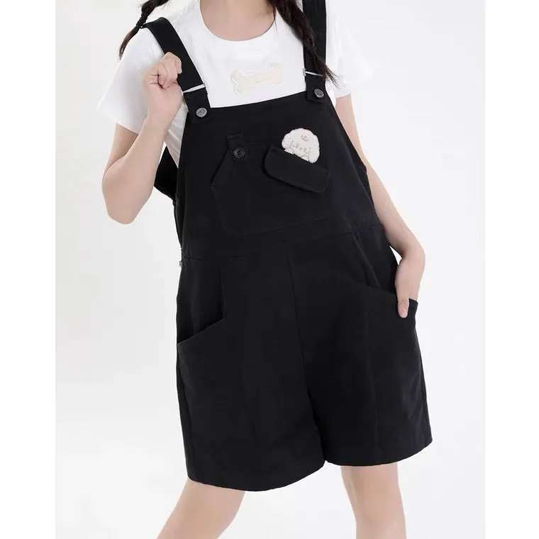 puppy overall jumpsuit rompers