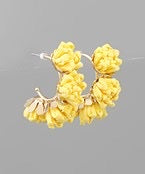 RAFFIA FLORAL HOOPS