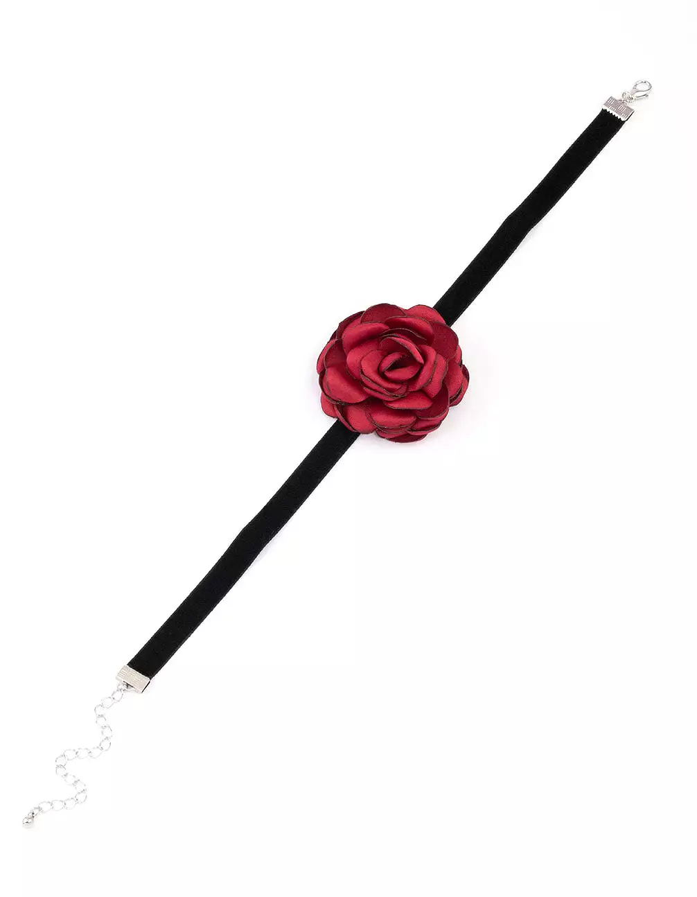 Red Mini Flower Corsage Choker