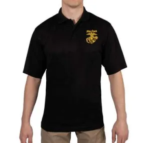 Rothco USMC Eagle, Globe & Anchor Moisture Wicking Polo Shirt