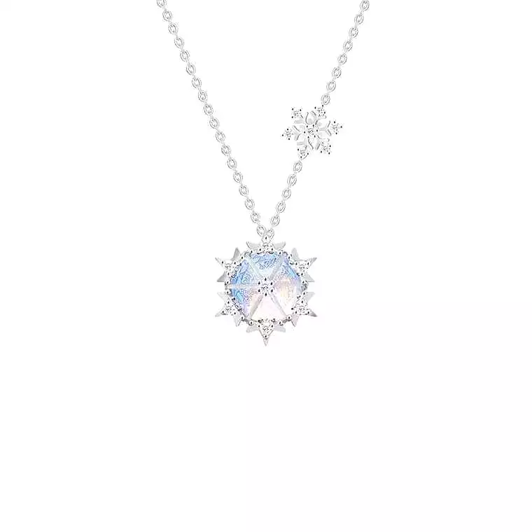 S925 Silver DREam Snow necklace (new year gift) BY8060