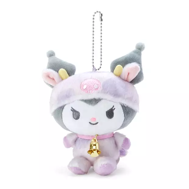 sanrio 2021 year of the ox ornament plush My Melody Cinnamoroll Kuromi Cow Costume Mini Plush Doll Mascot Holder Ox Sanrio