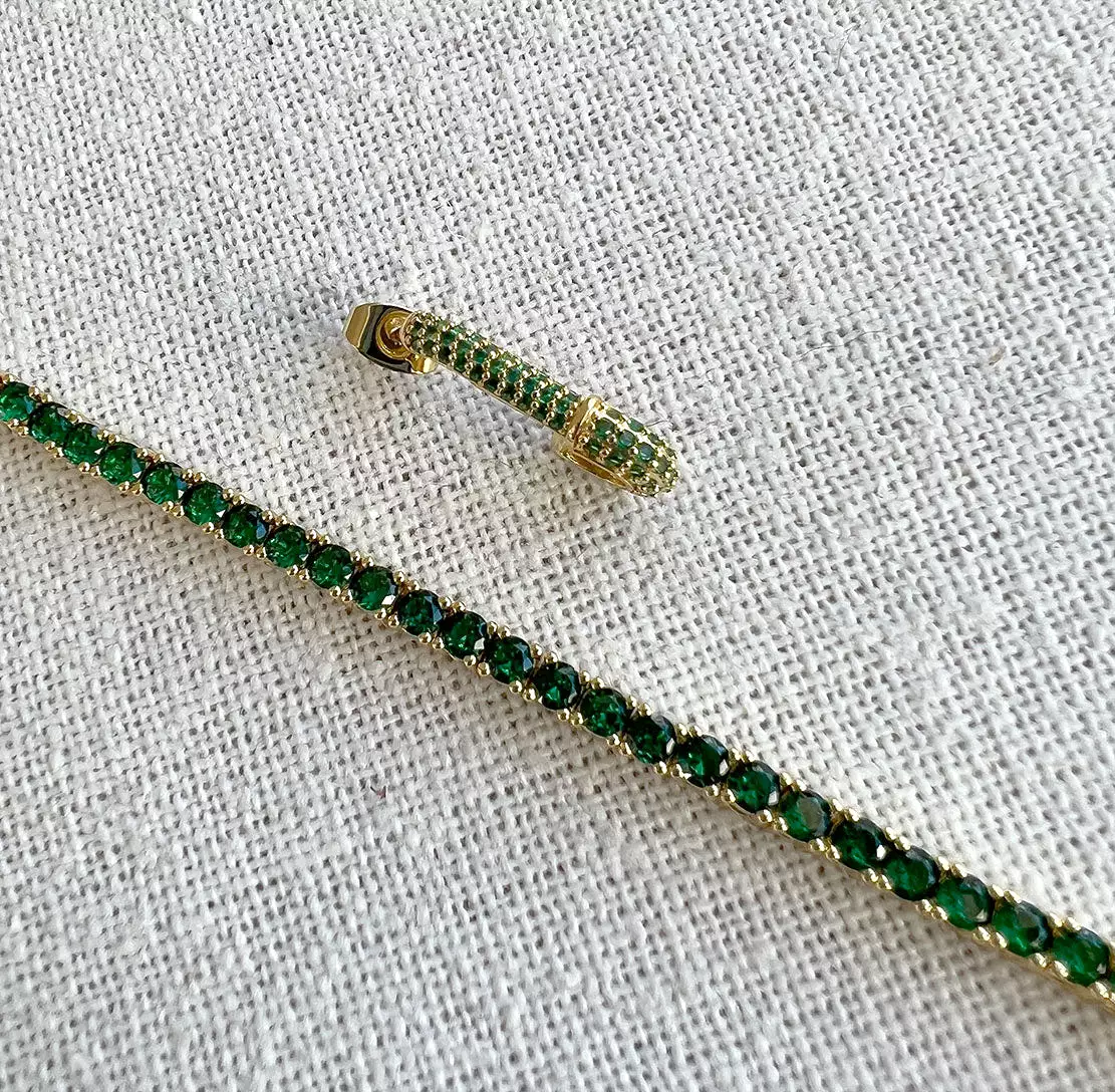 Serena Bracelet, Emerald