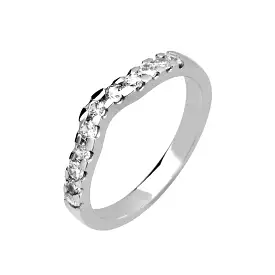 Shaped Diamond Wedding Band