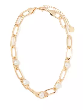 Signature Blair Link Pearl Necklace