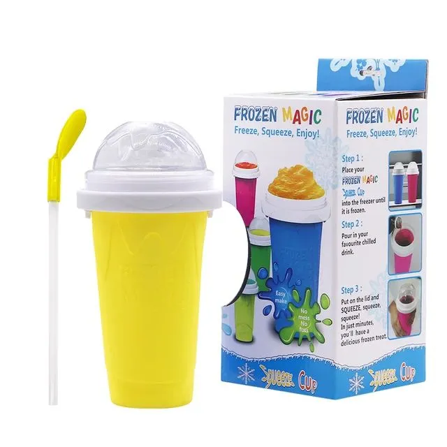 Silicone Quick Frozen Ice Cream Maker Squeeze Cups S4886193