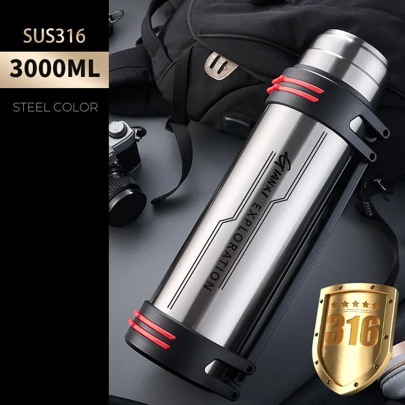 Stainless Steel Thermos Bottle Vacuum Large capacity