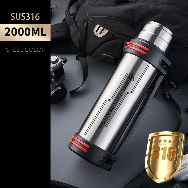 Stainless Steel Thermos Bottle Vacuum Large capacity