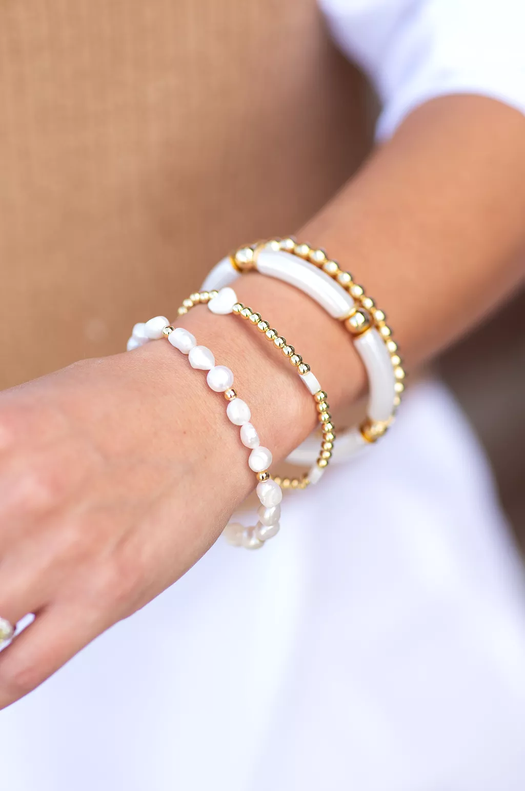 The Margaret Pearl Bracelet by Annie Claire Designs