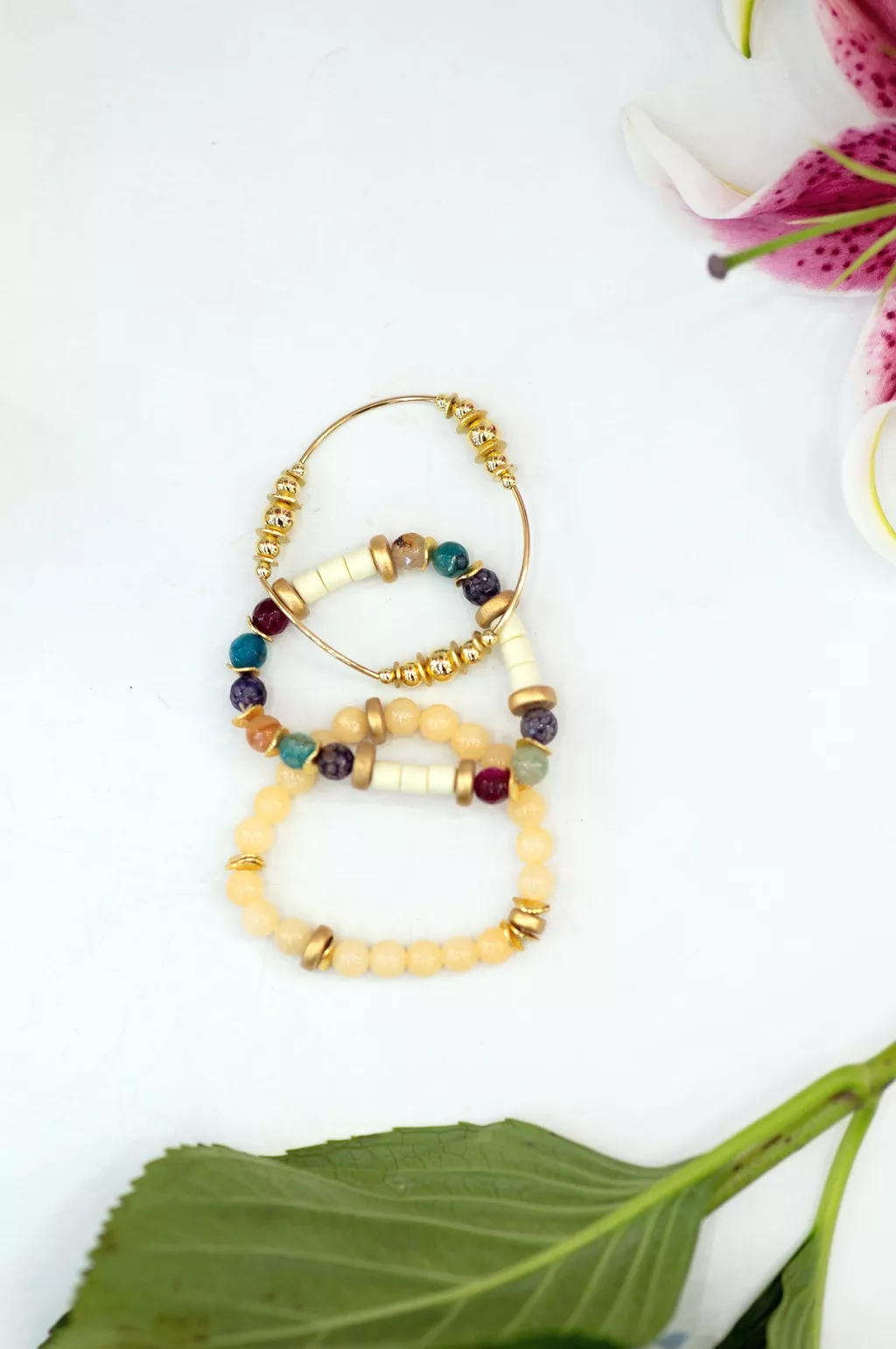 The Rachel Bracelet Stack by Annie Claire Designs