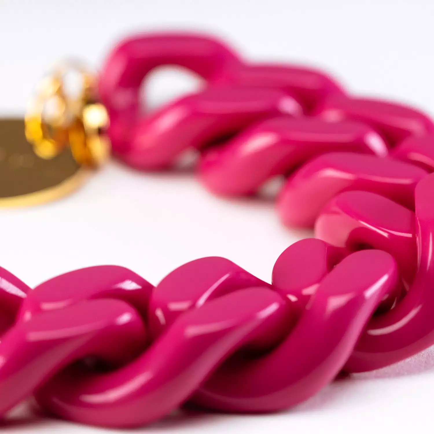 Vanessa Baroni Giant Fuchsia Bracelet