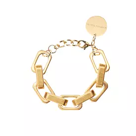 Vanessa Baroni Tank Vintage Gold Bracelet