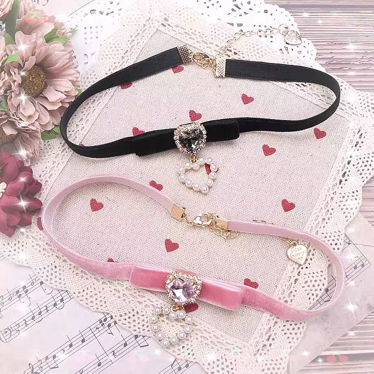 velvet choker 2021 winter handmade