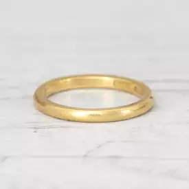 Vintage 22ct Gold Wedding Band