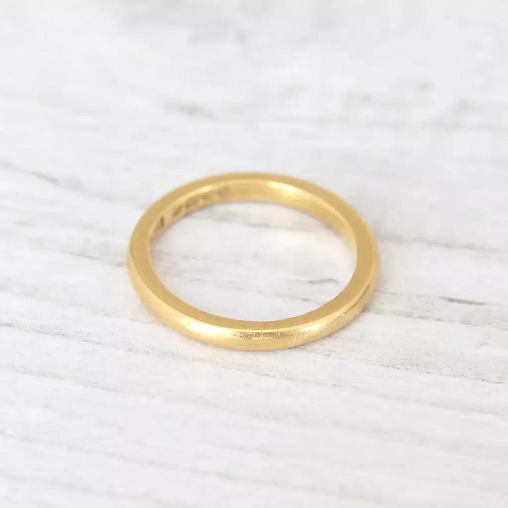 Vintage 22ct Gold Wedding Band