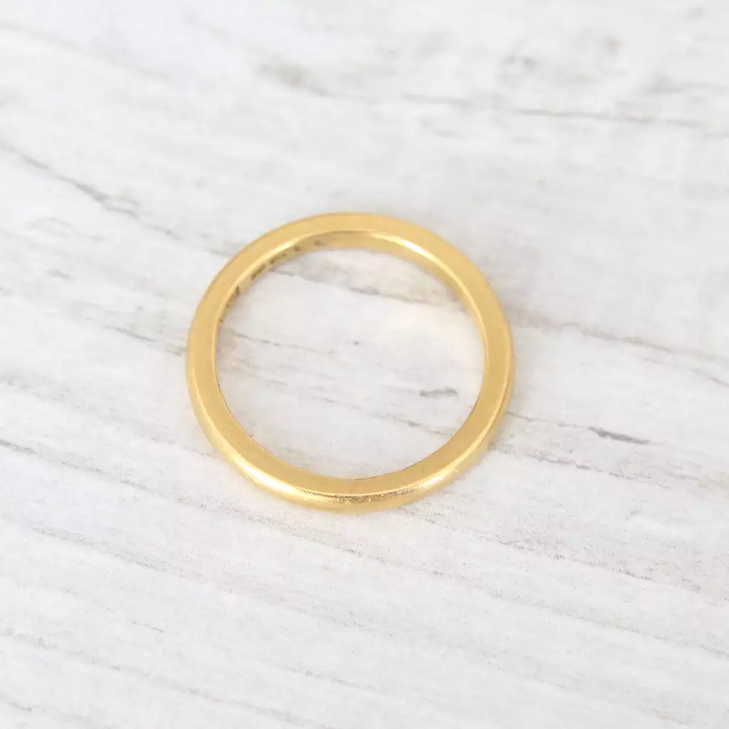 Vintage 22ct Gold Wedding Band