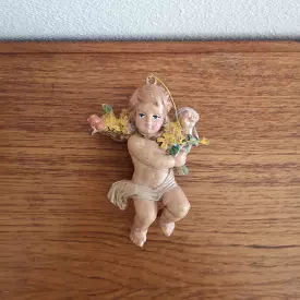 Vintage christmas ornament angel B