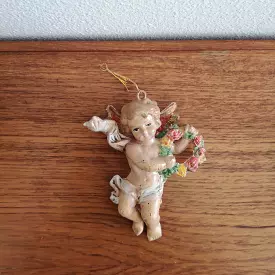 Vintage christmas ornament angel C