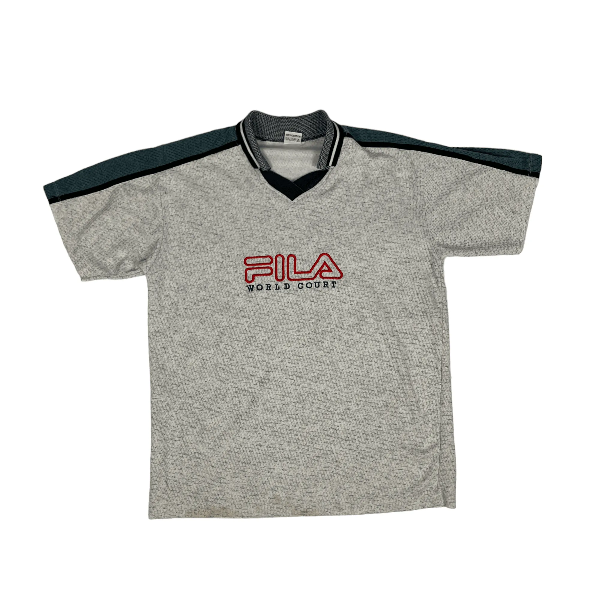 Vintage Grey Fila Tee - Extra Large