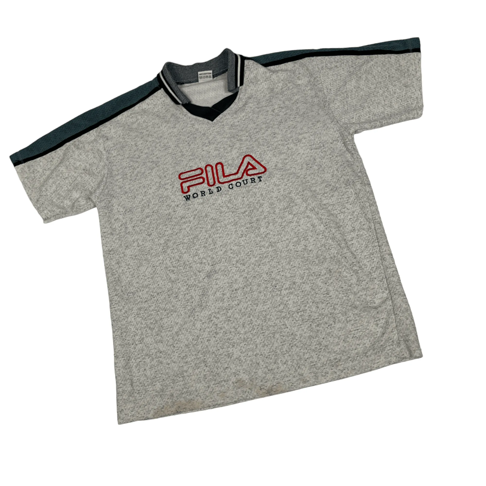 Vintage Grey Fila Tee - Extra Large