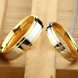 Wedding Ring - Silver Gold