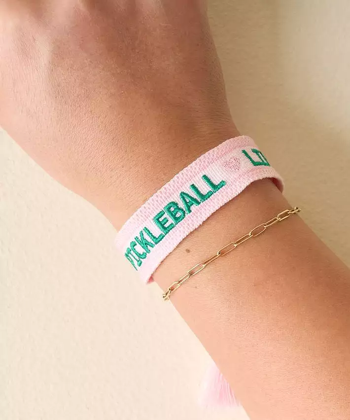 Woven Bracelet - Pickleball Life