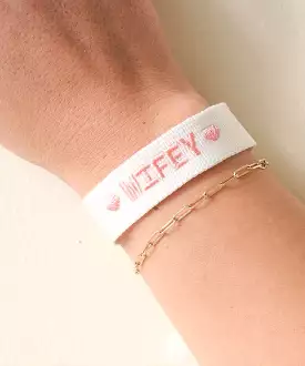 Woven Bracelet - Wifey