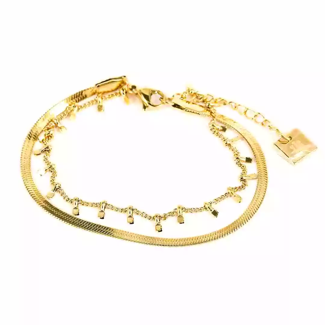 Zag Bijoux Mykanos Double Bracelet