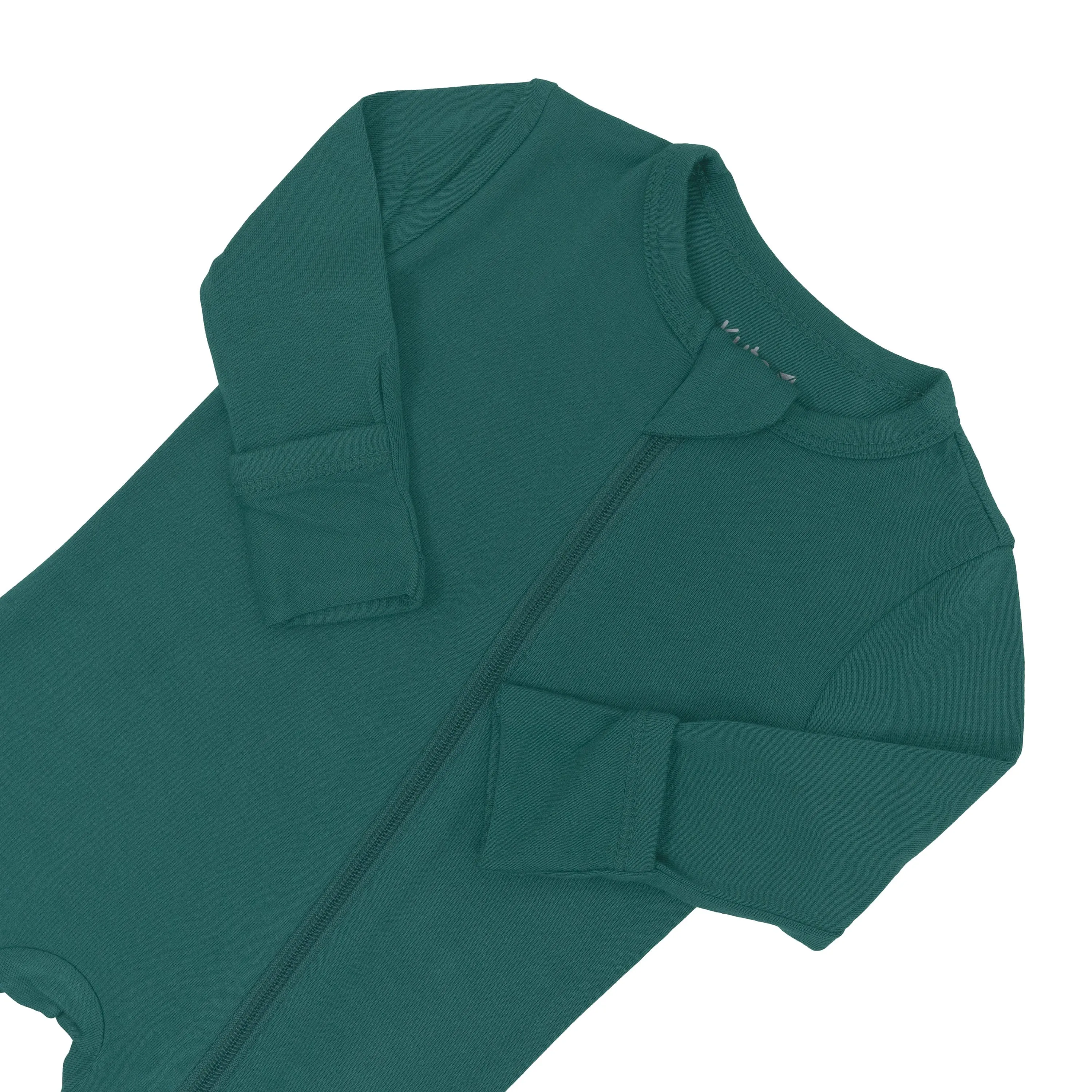 Zippered Romper in Emerald